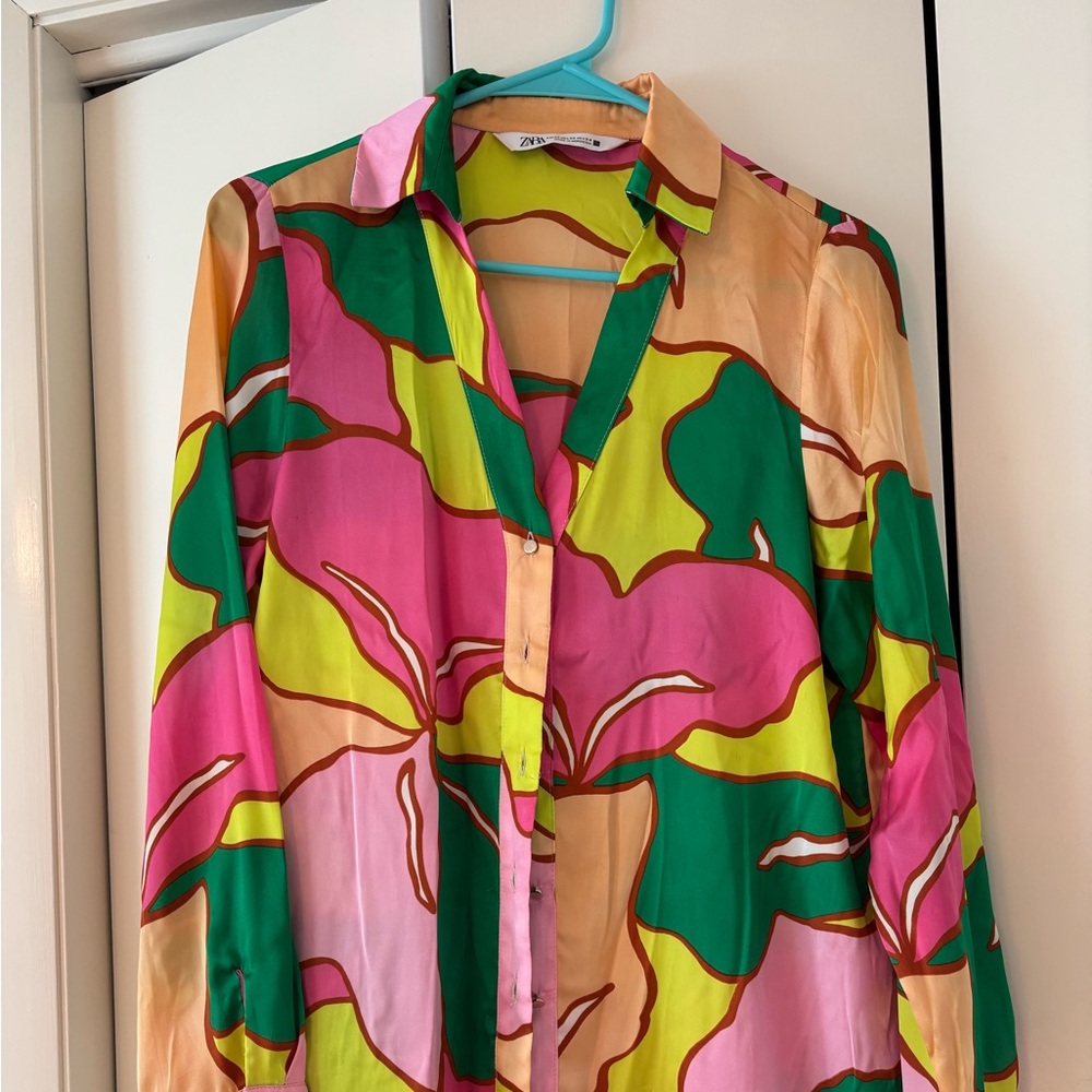 Zara Satin Shirt